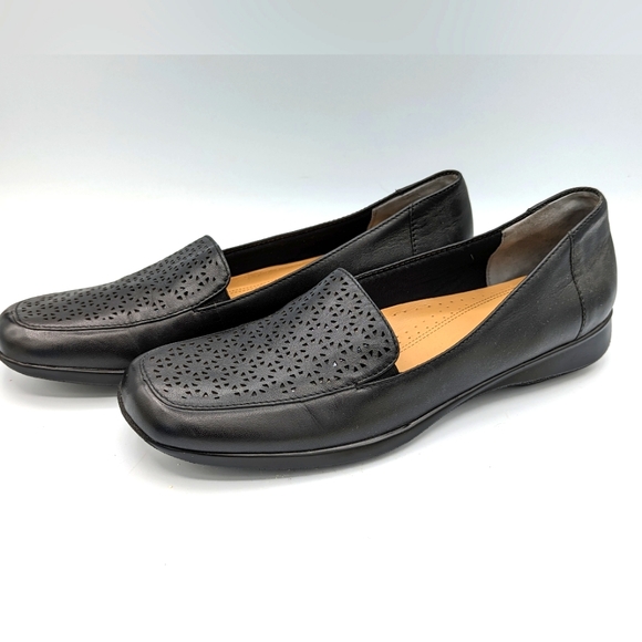 Trotters Women's Jenn Laser Loafer in Black 10N - Picture 7 of 10